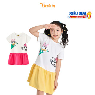 Đầm thun tay ngắn Minnie Disney bé gái Rabity 550.073