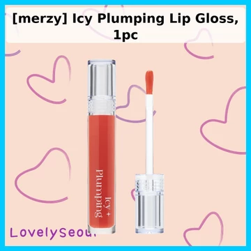 [merzy] Icy Plumping Lip Gloss, 1 cái/ Son bóng Hàn Quốc/ Hiệu ứng Plumping/ Xác thực của LovelySeoul