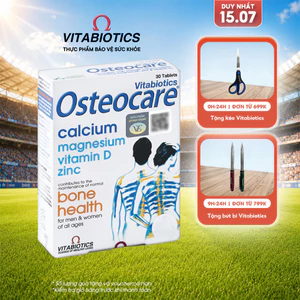 Thực Phẩm Bảo Vệ Sức Khỏe OSTEOCARE Tablets Hỗ Trợ Xương Chắc Khỏe Hộp 30 Viên Vitabiotics