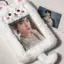 BAMBOOB Photocard, Hộp đựng thẻ ảnh sang trọng đa chức năng, Gấu hoạt hình thời trang / Thỏ / Gà con Hình ảnh thần tượng dễ thương Vỏ bảo vệ Quà tặng