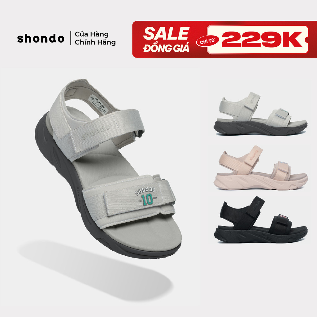Giày sandal Shondo F8M họa tiết số 10