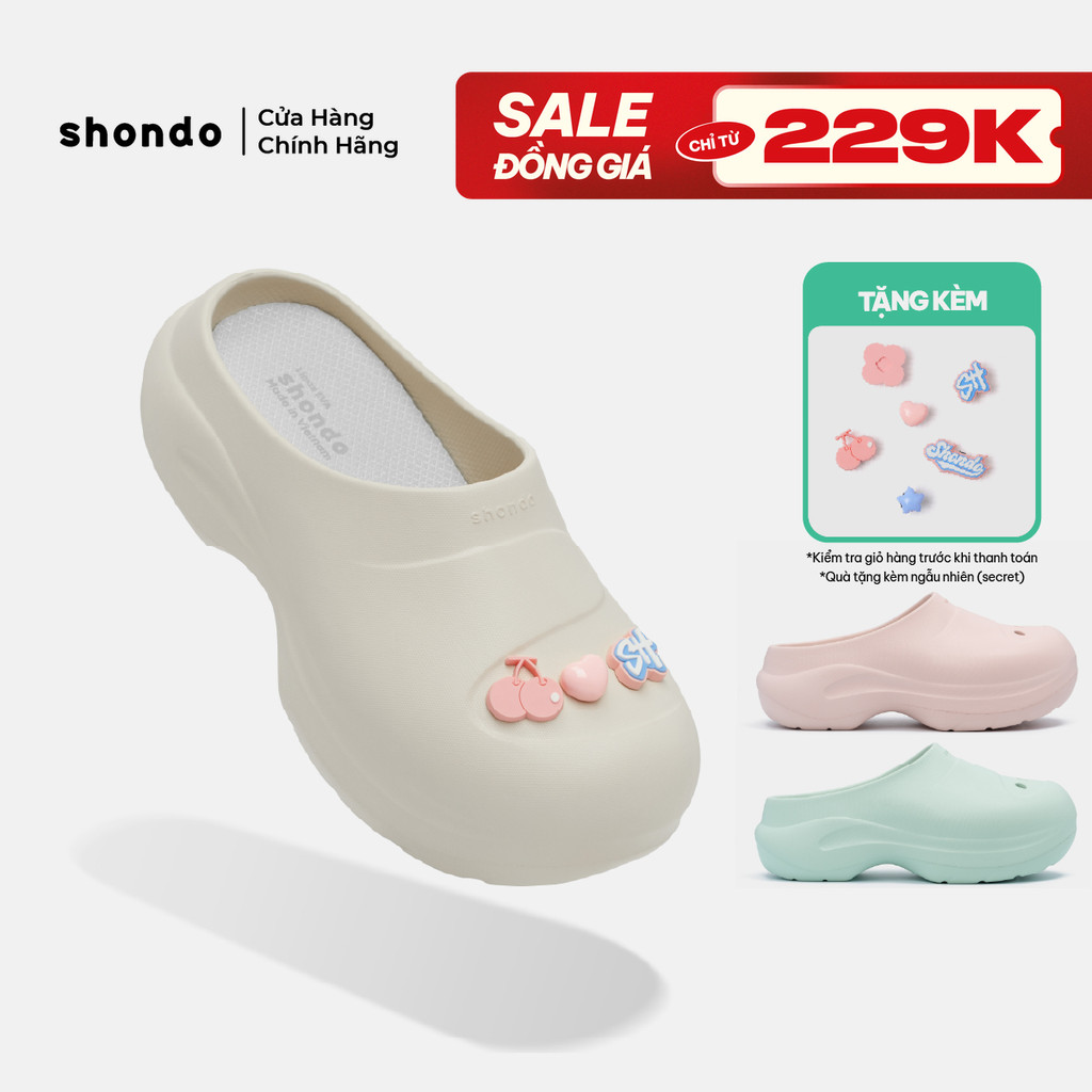 Dép sục Mule Chic nữ Shondo