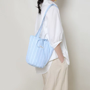 Women's Korean-Style Canvas Bucket Bag