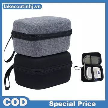 Lu Shoproof Hard Case cho máy đo huyết áp cánh tay trên Túi đựng bảo vệ EVA di động cho du lịch Sử dụng tại nhà tinhj