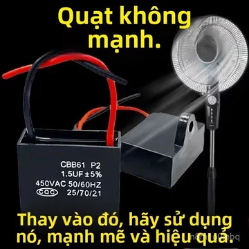 Tụ điện quạt lắc.5uf đa năng, quạt treo quạt bàn quạt đứng, tụ khởi động motor, bán chạy giao nhanh