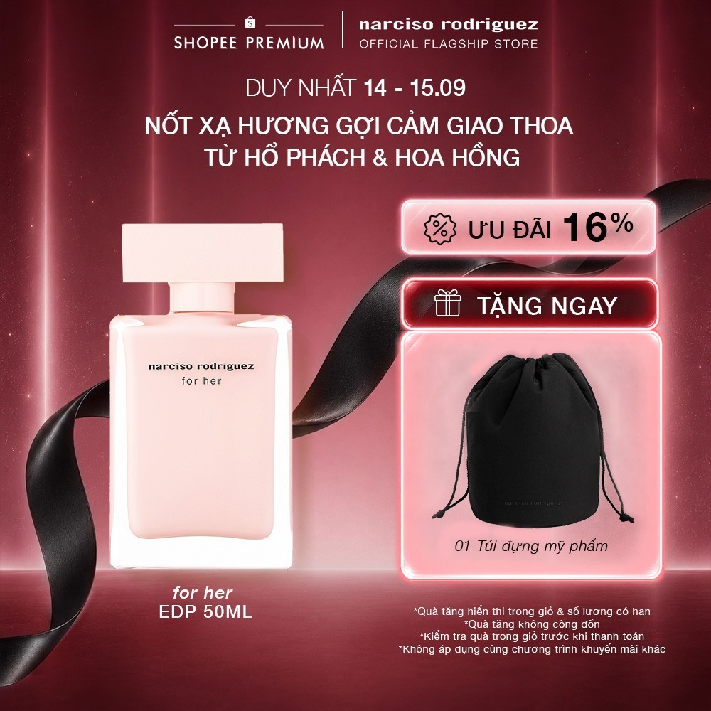 Nước Hoa nữ Narciso Rodriguez For Her Eau De Parfum 50ml