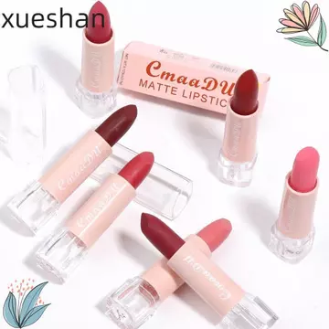 Son môi XUESHAN Matte, Son môi màu đỏ 15 màu chống thấm nước, Thời trang không phai màu Cốc chống dính lâu trôi Son môi mờ màu Nude dành cho nữ