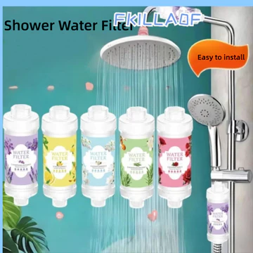 Bộ lọc vòi hoa sen FKIL, Bộ lọc đầu vòi hoa sen nước hoa, Máy lọc vòi hoa sen PP có thể thay thế Phụ kiện phòng tắm