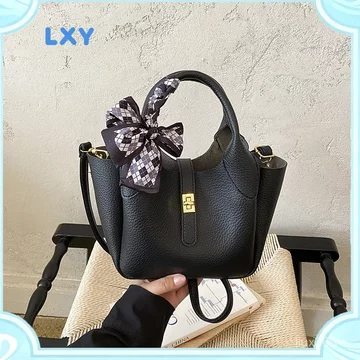 Women's Korean-Style Shoulder Bag – for Work, Brown