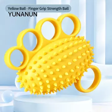 Bóng tập thể dục tay nhím YUNANUN, Massage cơ bắp Bóng trị liệu ngón tay cách ly bằng ngón tay, Huấn luyện viên tai bằng silicon Phục hồi chức năng ngón tay Dụng cụ tăng cường tay cầm cho nhạc sĩ