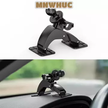 Giá đỡ đầu bóng MNWHUC, Giá đỡ điện thoại xoay 360 độ 17mm, Giá đỡ điện thoại có thể điều chỉnh đa năng Đế dính kép tự dính Giá đỡ điện thoại di động Giá đỡ sử dụng trên xe