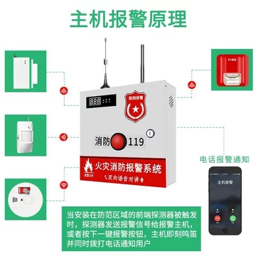 Đầu báo khói 3C chứng nhận điện thoại từ xa hồng ngoại báo cháy chống trộm hệ thống báo động