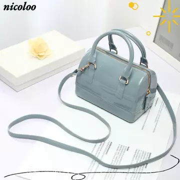 Women's Clear Jelly Shoulder Bag – Water-Resistant