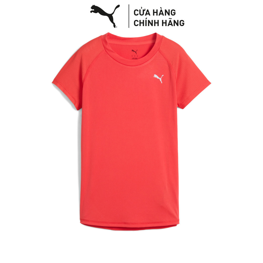 Áo Thun Tập Luyện Tay Ngắn PUMA Nữ TRAINING ESS Tee Active Red Màu Đỏ