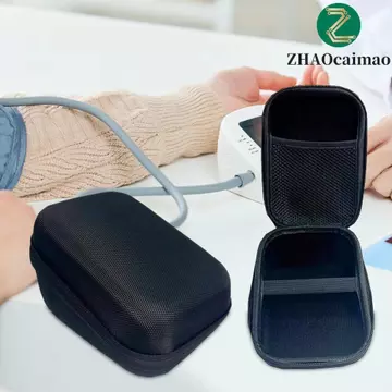 Hộp đựng máy đo huyết áp ZHAOCAIMAO, Túi bảo vệ máy đo huyết áp chống sốc vỏ cứng, Hộp cứng công suất lớn chống nước hình tam giác cho máy đo huyết áp