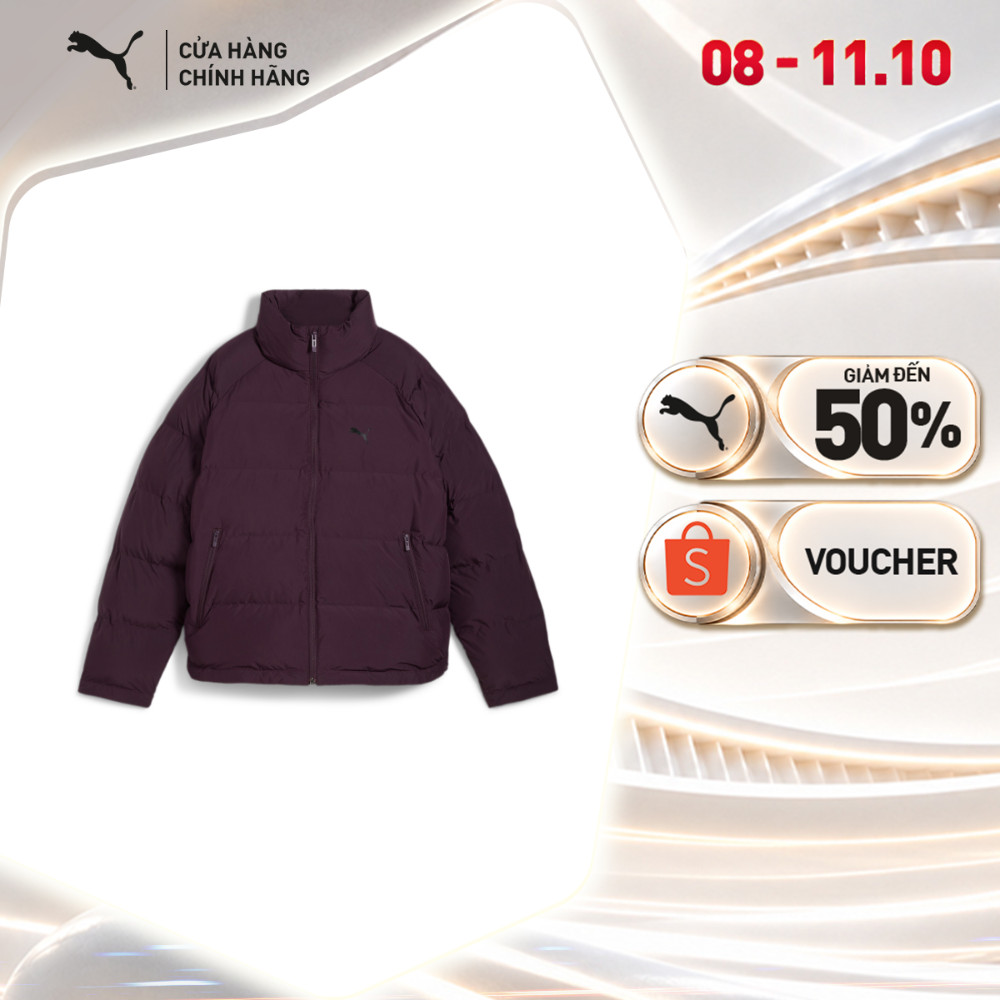 Áo Khoác Thời Trang PUMA Nữ Mono Jacket Midnight Plum Màu Tím