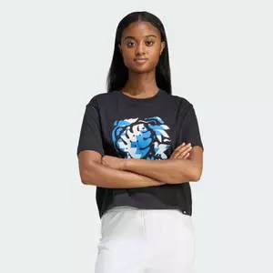 adidas Phong cách sống ÁO THUN GRAPHIC HOUSE OF TIRO COMMUNITY Nữ Đen KB7174
