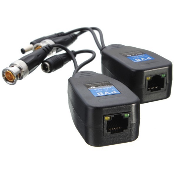 【48h】Balun chuyển đổi tín hiệu camera kèm nguồn, hỗ trợ POE và đèn báo - Kết nối ổn định, chống nhiễu cho hệ thống an ni