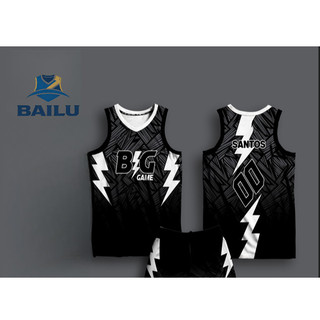 Bộ áo & quần short bóng rổ Black Lightning | Cá nhân hóa MIỄN PHÍ - Thêm nhóm, tên & số của bạn
