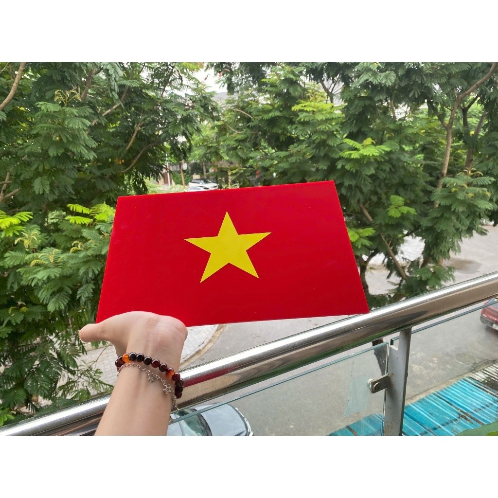 [Sẵn Đủ Size] Cờ Việt Nam - Cờ Đảng Mica Alu Chất Lượng Siêu Bền Sắc Nét Đủ Size Theo Yêu Cầu