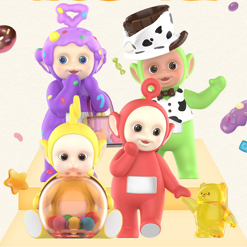 PS1 (Ngẫu Nhiên 1 Cái) Teletubbies Tinky Winky Dipsy Dreamy Candy Series Nhân Vật Hành Động Hộp Mù Hợp Thời Trang SP1