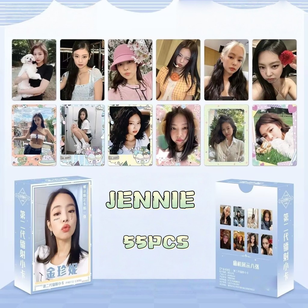 55 Chiếc BP Lisa Rockstar Lomo Cards HANK & ROSE JISOO Kỷ Niệm 7 Năm Sinh Ra Thế Giới Tour Photocards JENNIE Solo Bưu Thiếp YM