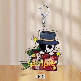 Harlequin Pierrot Jester Anime Móc Khóa The Freak Circus Nam Móc Chìa Khóa Cho Nữ Hoạt Hình Hình Acrylic Móc Khóa Mặt Dây Chuyền Quà Tặng