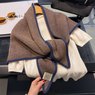 Khăn Choàng Len Tam Giắc 100%, Size 160x105x75cm - Ấm Áp Thu Đông