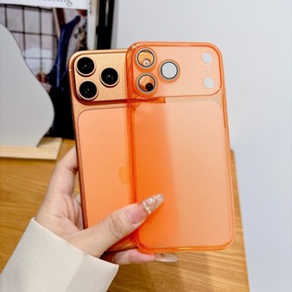 Tức thì 17 cửa sổ lớn 2.0 siêu mỏng thích hợp cho vỏ điện thoại iP16 Pro Apple 14 / 15 có màng ống kính 12 mềm 13