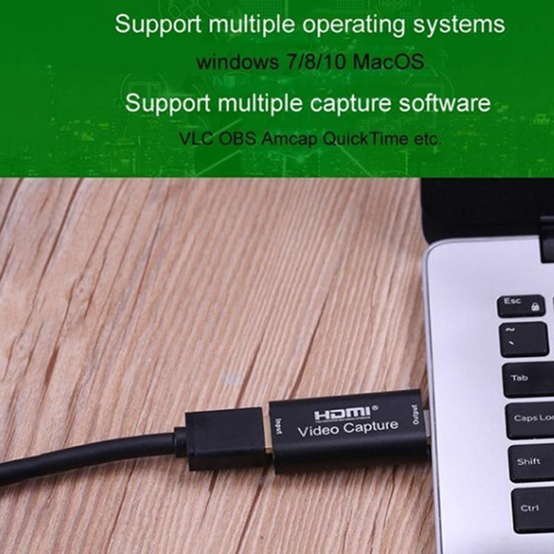 Thẻ ghi Video Newsmallbrainsmallbrains Bộ chuyển đổi ghi âm sang USB 3.0 Độ phân giải 4K NSB