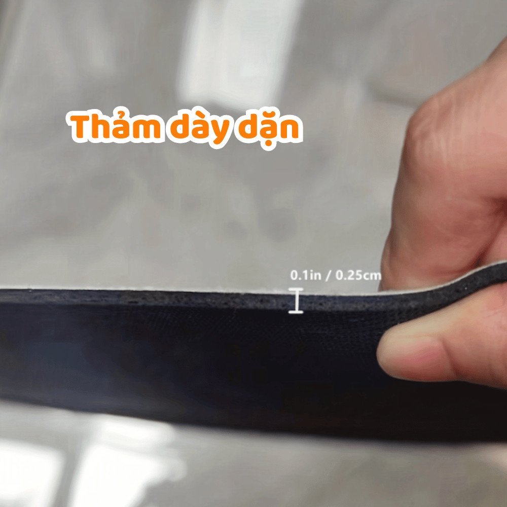 Combo 2 Thảm Lau Chân Thấm Hút Tốt DINO, Bộ 2 Thảm Lót Sàn Nhà Bếp, Phòng Khách Sang Trọng