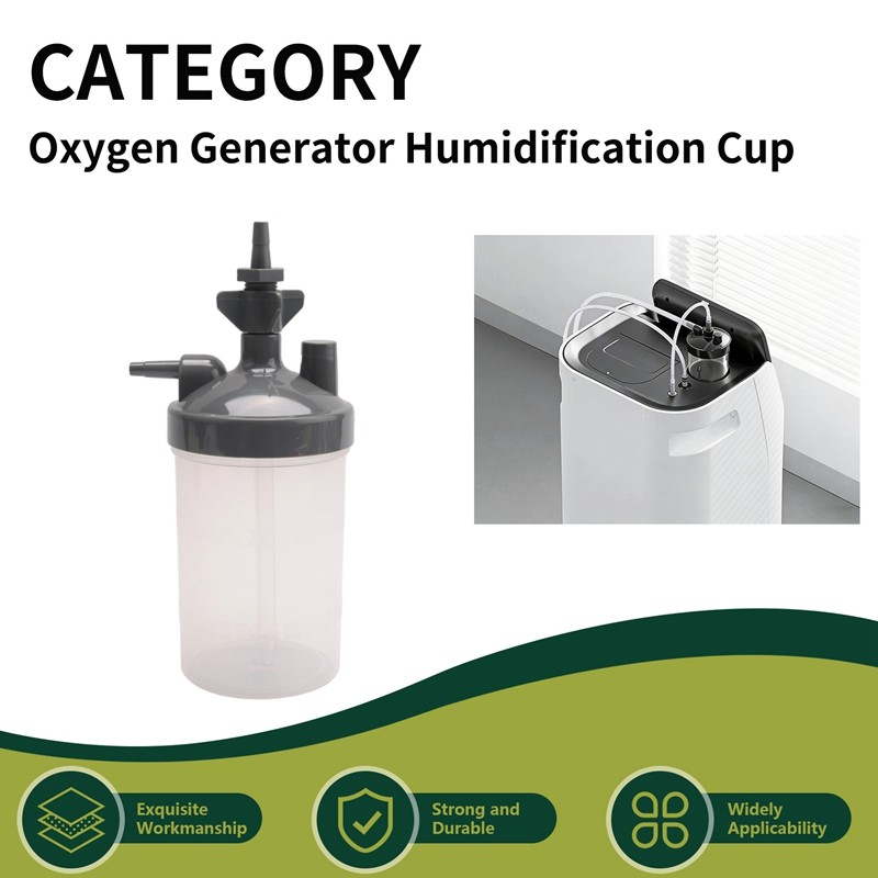 Máy Tạo Độ Ẩm Bình Nước Cho Máy Tạo Độ Ẩm Oxy Tập Trung Chai Cốc Máy Tạo Oxy Phụ Kiện