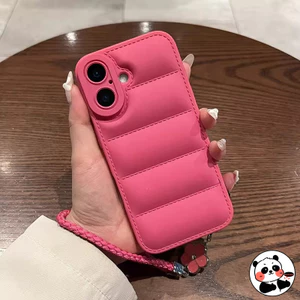 Ốp điện thoại có dây buộc cỏ bốn lá cho Realme Note 50 C35 C33 C33S 12 Pro Plus Lite 12X Q5i 5G 4G Vỏ mềm chống sốc màu kẹo dễ thương
