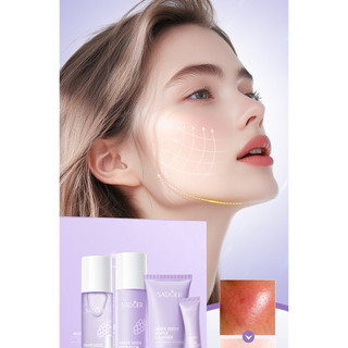 Bộ Dưỡng Da Hạt Nho SADOER 6 Món Niacinamide Dưỡng Ẩm Bảo Vệ Da Chăm Sóc Mặt Hàng Ngày