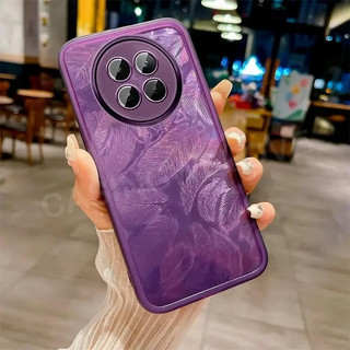 Ốp Điện Thoại Cho Redmi Note 15 Pro + 5G 4G 2025 Lấp Lánh Lông Vũ Silicon Chống Sốc Vỏ Bảo Vệ Ống Kính Máy Ảnh Ốp Lưng