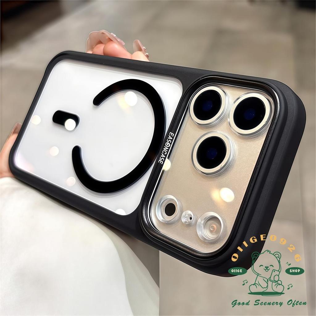 【 Ốp lưng iPhone17 】 Vỏ điện thoại từ tính nhạy cảm với da dạng lỏng túi khí iphone17 Pro Max 16 cho vỏ iPhone Vỏ mềm silicon TPU chống sốc