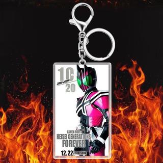 Kamen Rider Anime Two-Dimensional Peripheral Creative Personality Poster Pendant Handsome Keychain School Bag