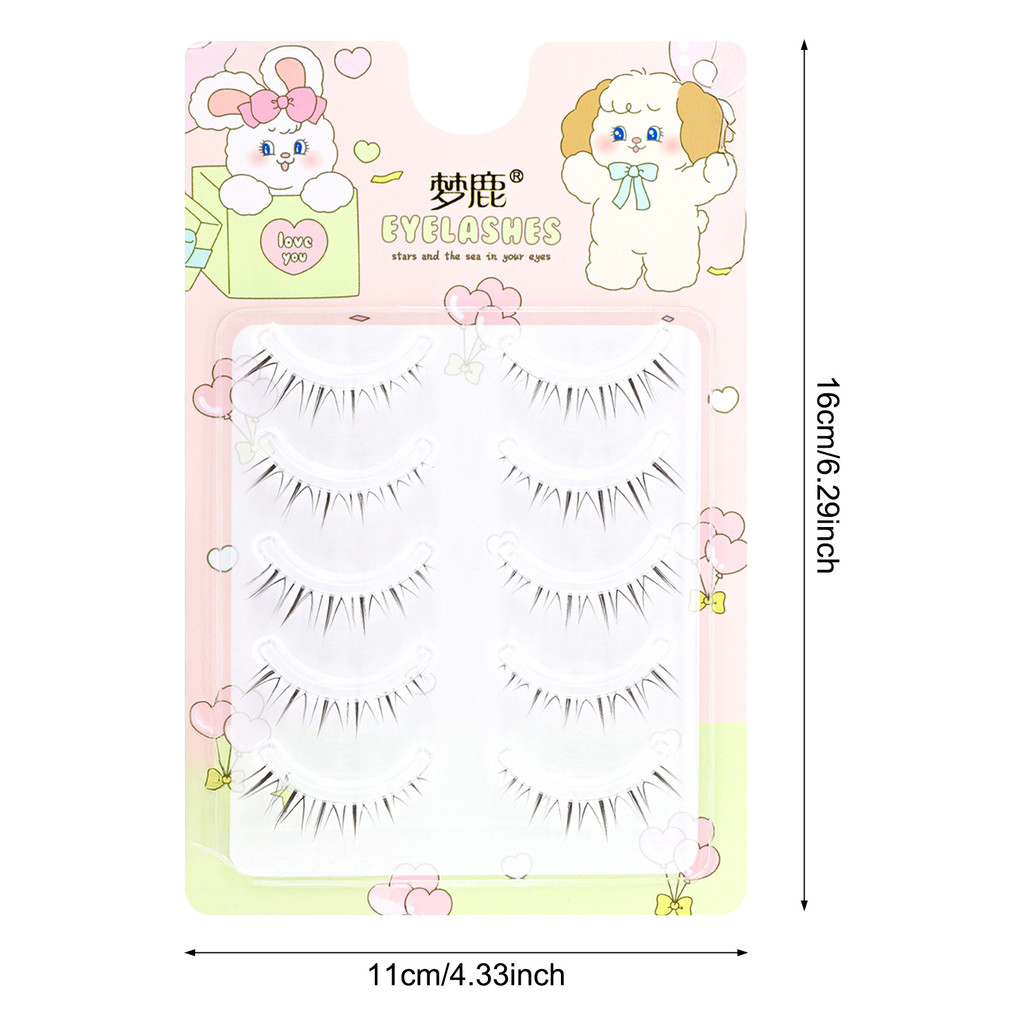 Khối lượng tự nhiên Lông mi giả Thiết kế chéo Lông mi dưới một mảnh để sử dụng tiệc cưới hàng ngày