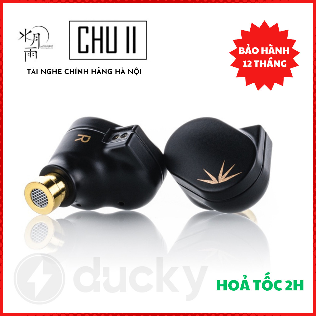 Tai nghe có dây Moondrop Chu 2 chính hãng, nghe tạp âm thanh chất lượng cao BH12T | BigBuy360 - bigbuy360.vn