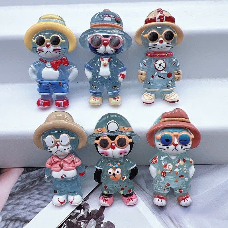 Charm Phát sáng: Set charm Doraemon: Doraemon dân chơi- Hàng size to- phát sáng