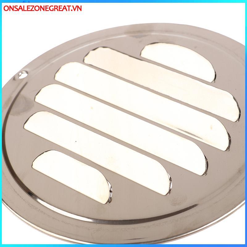 Ons 70 / 80 / 100 / 120 / 150MM Lưới tản nhiệt không khí tròn bằng thép không gỉ Bảo vệ côn trùng Nhà ngoại thất Tường Công cụ thông gió tại