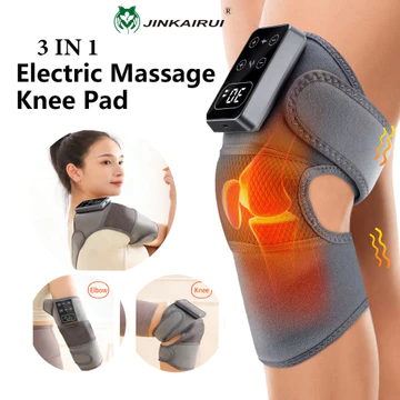 Máy Massage Đầu Gối Mát Xa Rung điều trị viêm khớp làm chậm đau đầu gối Massager sưởi ấm đầu gối Massager Sức khỏe Quà tặng