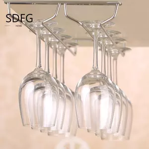 Giá sắt treo tường SDFG đựng ly rượu nhiều tầng sáng tạo