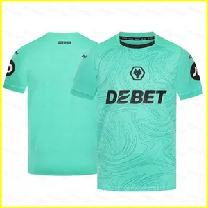 ST2 2024-2025 Premier League Wolverhampton Wanderers GK Áo thi đấu sân nhà Trẻ em Người lớn Bóng đá TshirTPlus Kích thước TS2