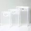 Túi quà tặng JVSUB PVC, Túi quà tặng trong suốt phong cách đơn giản bằng nhựa mờ, Túi Tote chống nước di động Tiệc cưới