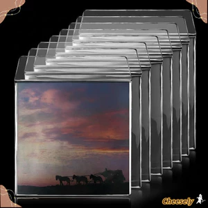 Vỏ ghi âm LP CHEESELY, Vỏ ghi âm Vinyl dày 7 / 10 / 12 inch, Túi lưu trữ hồ sơ có thể khóa lại hữu ích