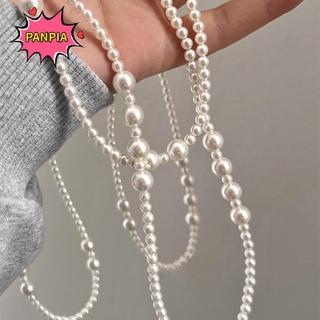 ⚡24h⚡[Pnpia] Trang sức ngọt ngào dành cho nữ - Ngọc Trai Necklace vintage nhiều lớp, phù hợp dự tiệc và làm quà tặng đám cưới