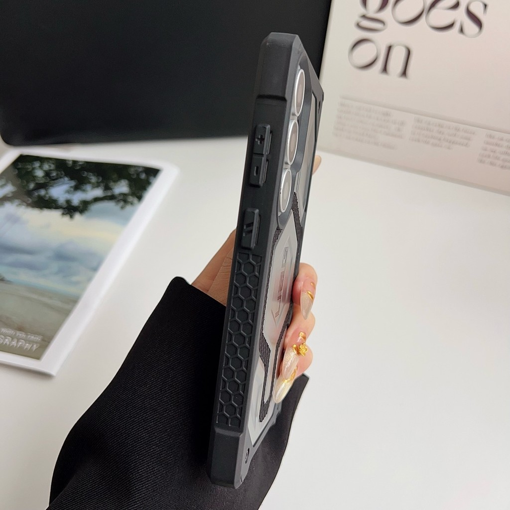 Dành Cho Samsung S26 S25 S24 S23 UAG The Monarch Pro Kevlar Nam Châm Chống Sốc