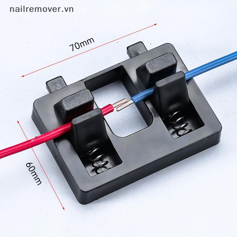 [NR] 1 Máy Tính Dây Điện Hàn Cố Định Giữ Điện Ổn Định Giá Đỡ Dây Chống Trơn Trượt Kẹp Kép Dụng Cụ Hàn Phụ Kiện MỚI