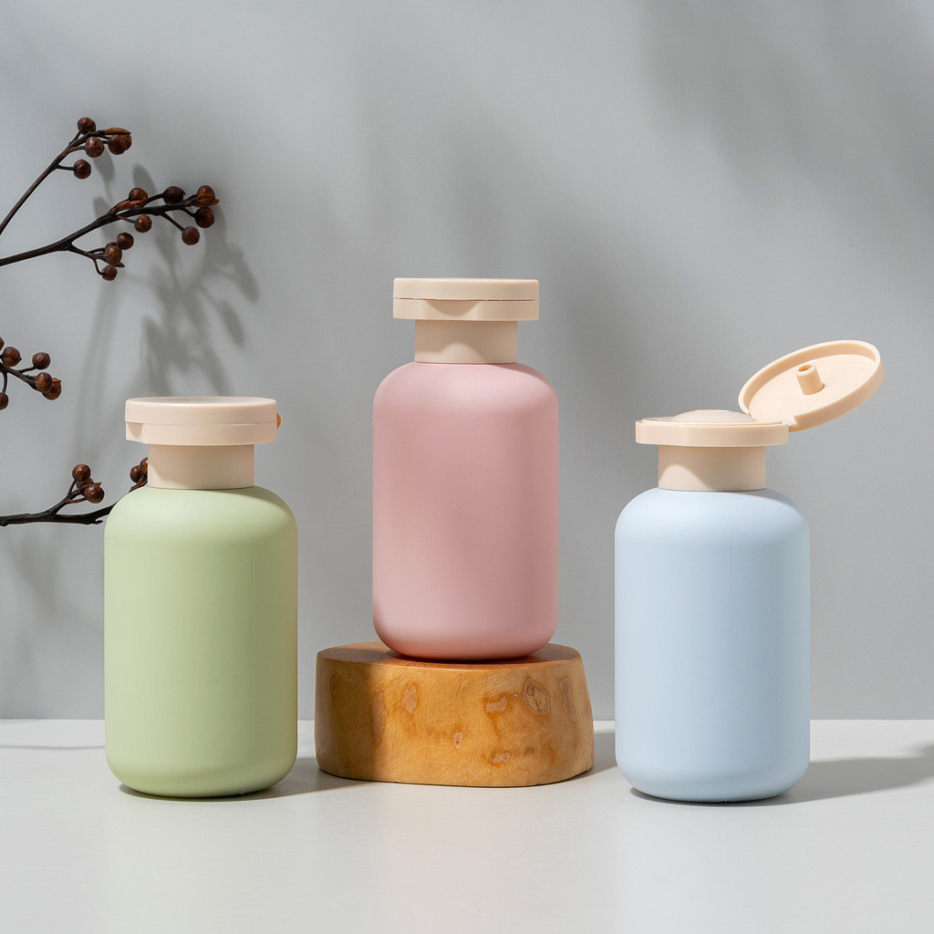 Chai du lịch di động 100ml Hộp đựng chất lỏng có thể đổ lại cho mỹ phẩm Gel tắm
